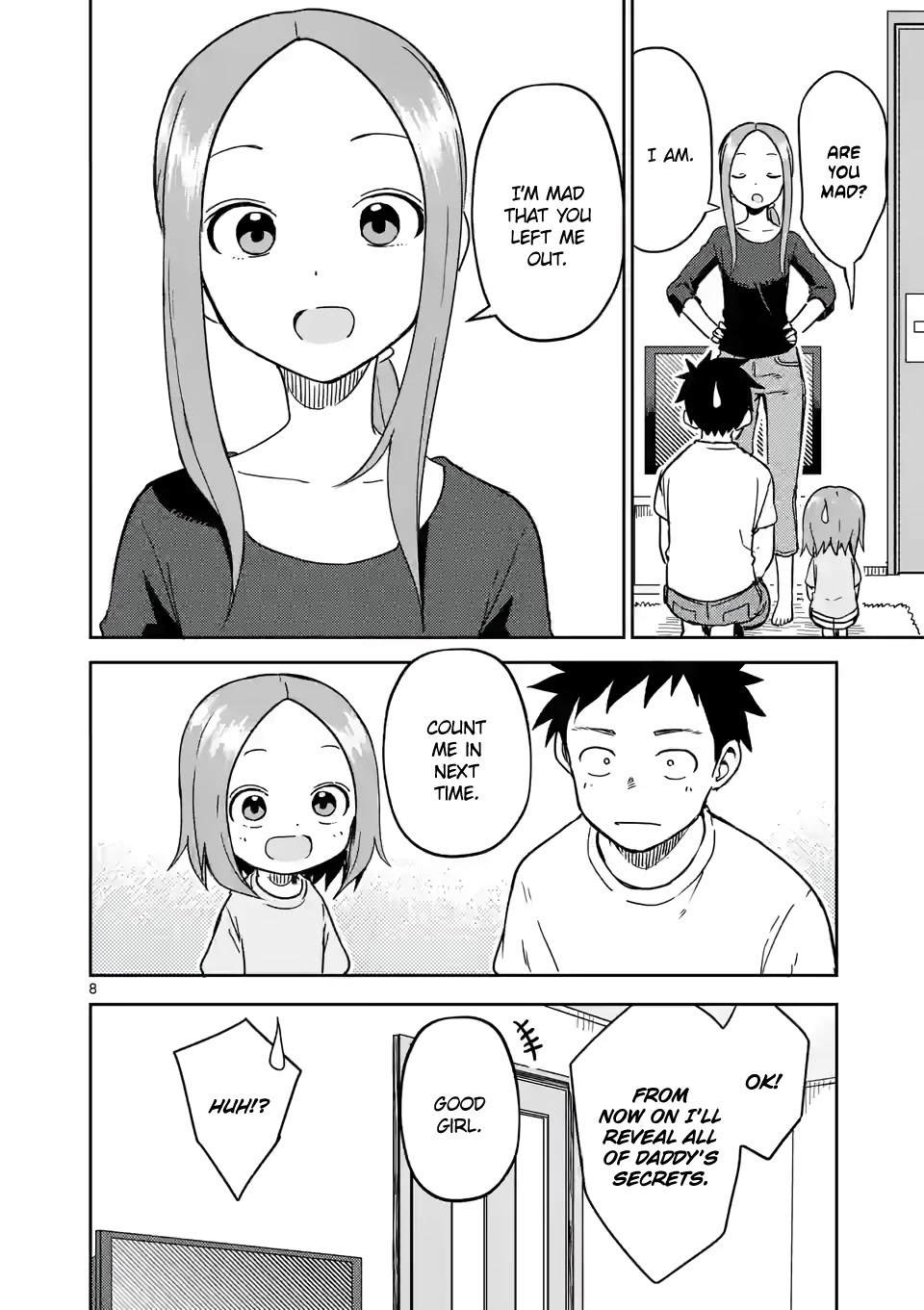 Karakai Jouzu no (Moto) Takagi-san Chapter 242 page 8 - Chapter 242