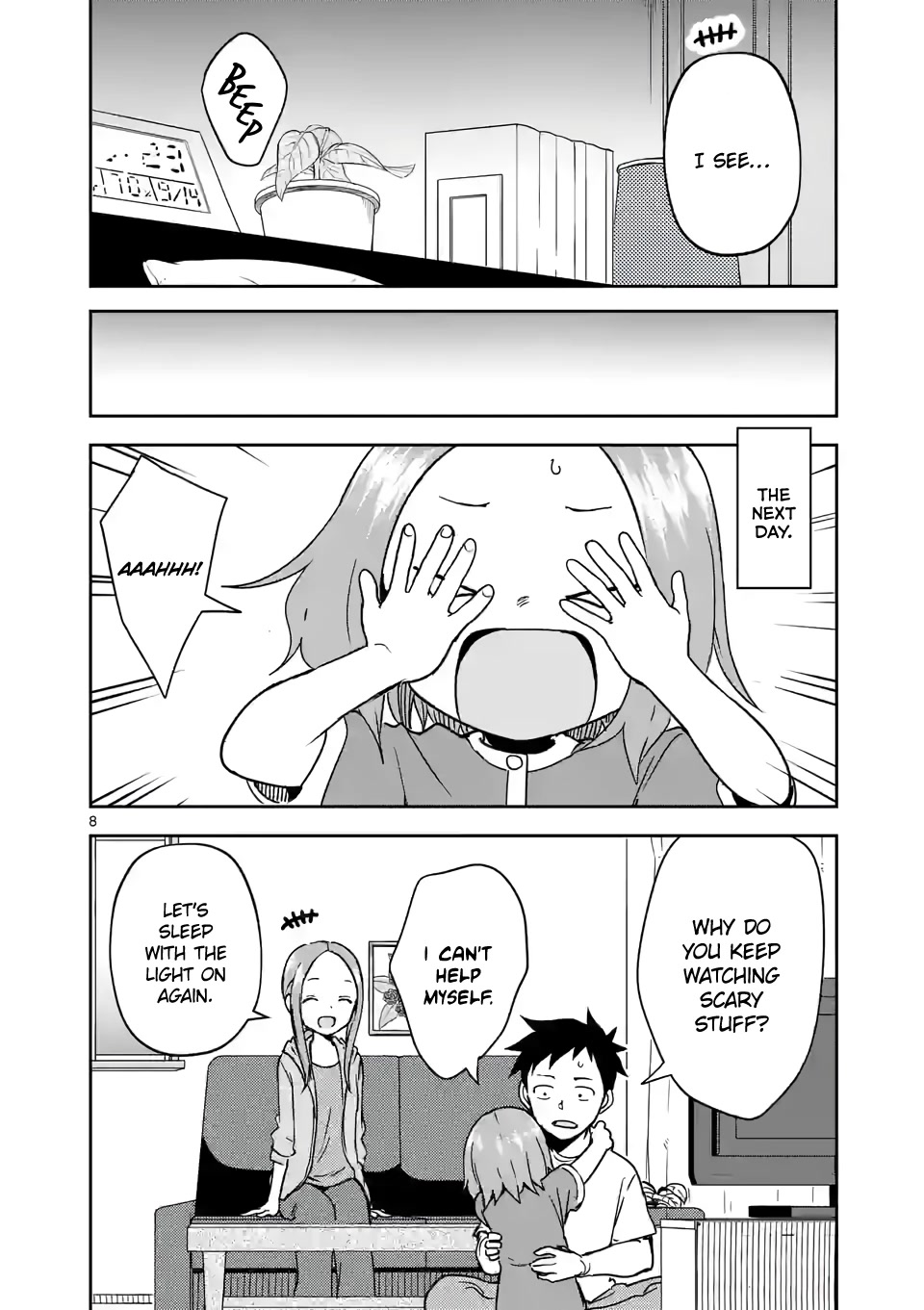 Karakai Jouzu no (Moto) Takagi-san Chapter 244 page 8 - Chapter 244