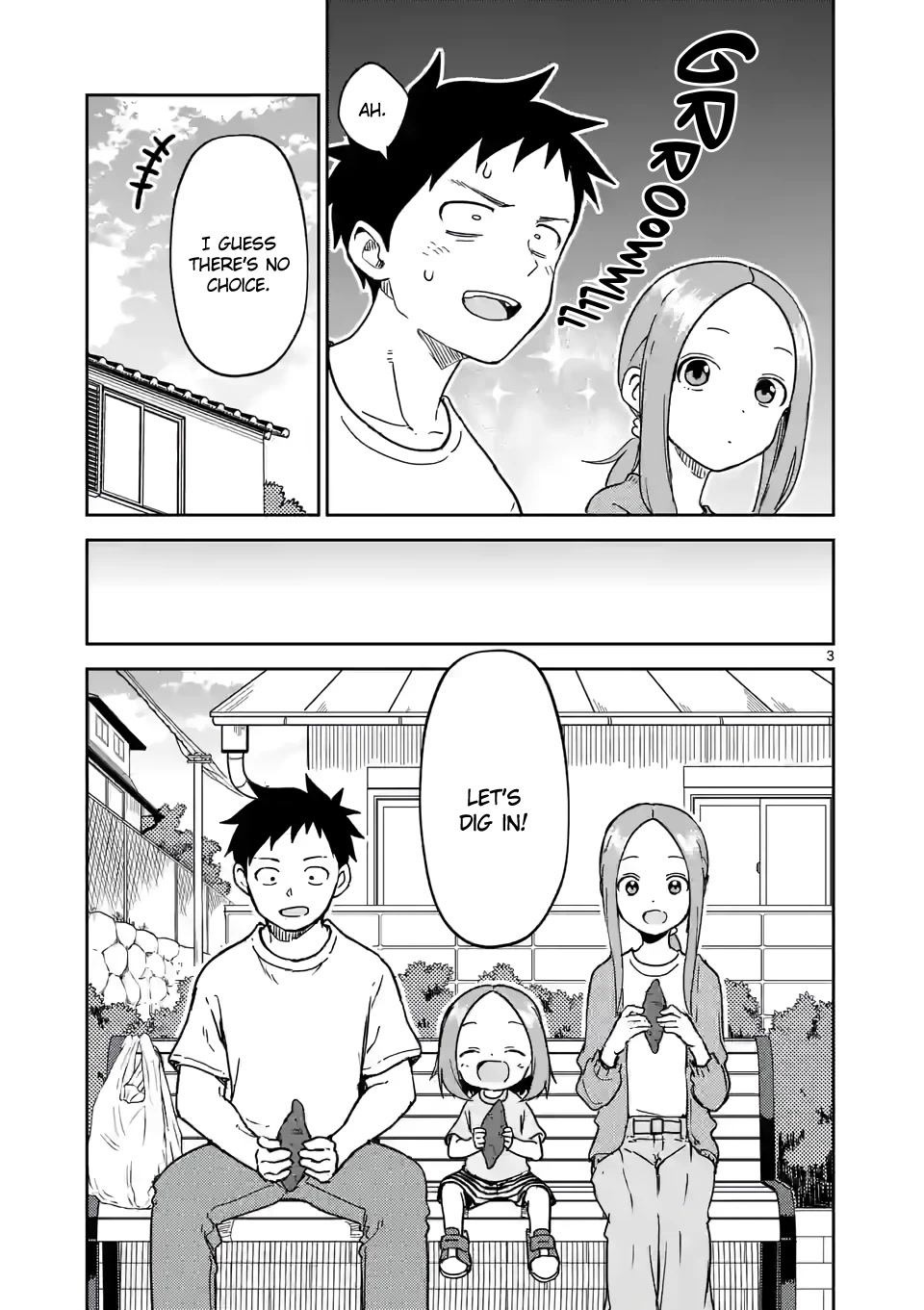 Karakai Jouzu no (Moto) Takagi-san Chapter 247 page 3 - Chapter 247