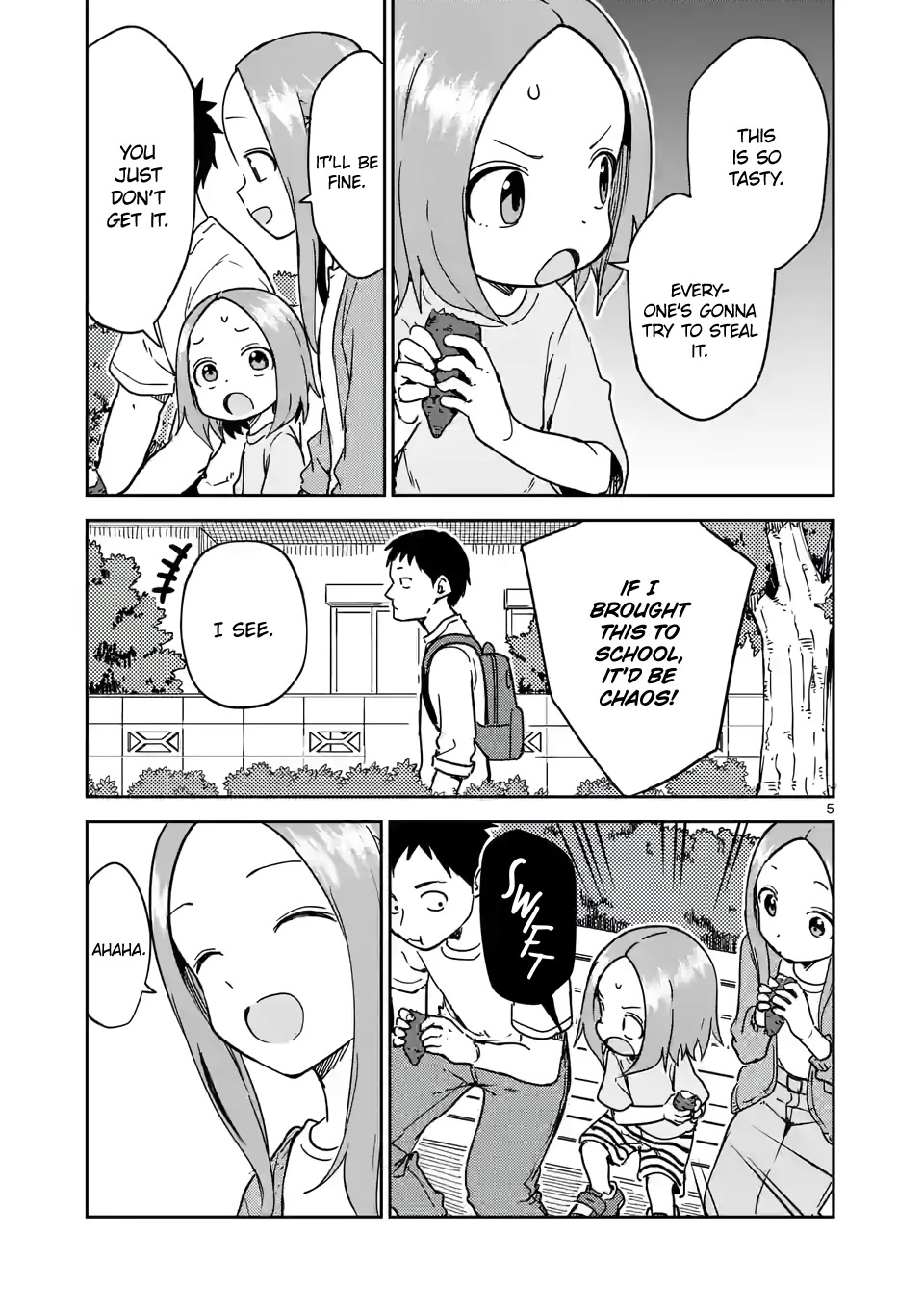 Karakai Jouzu no (Moto) Takagi-san Chapter 247 page 5 - Chapter 247