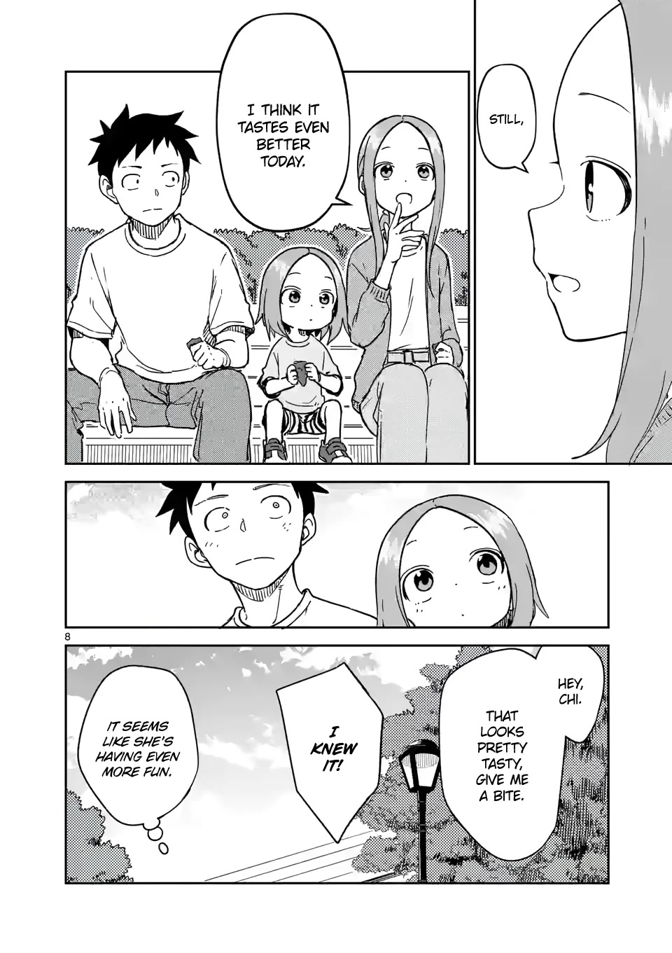 Karakai Jouzu no (Moto) Takagi-san Chapter 247 page 8 - Chapter 247