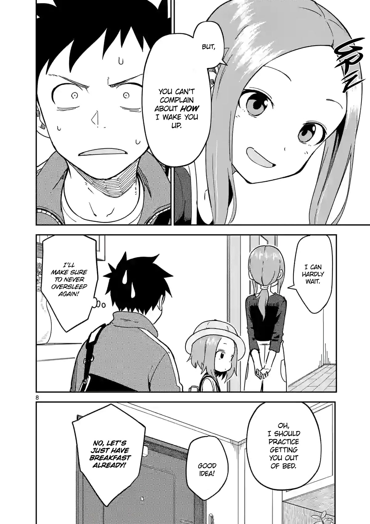 Karakai Jouzu no (Moto) Takagi-san Chapter 248 page 8 - Chapter 248