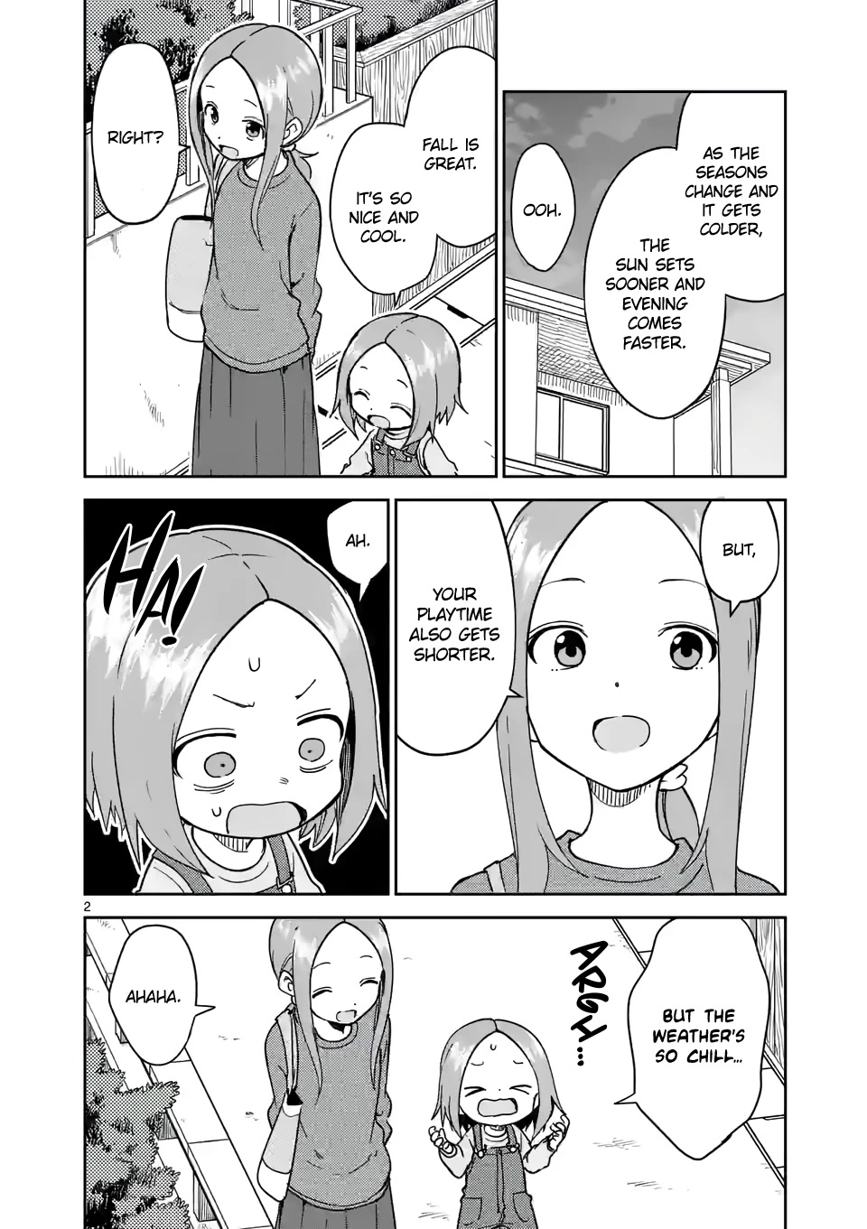 Karakai Jouzu no (Moto) Takagi-san Chapter 249 page 2 - Chapter 249
