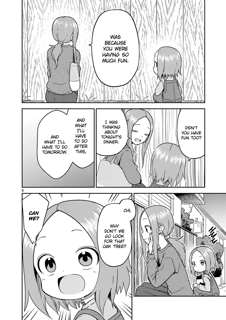 Karakai Jouzu no (Moto) Takagi-san Chapter 249 page 6 - Chapter 249