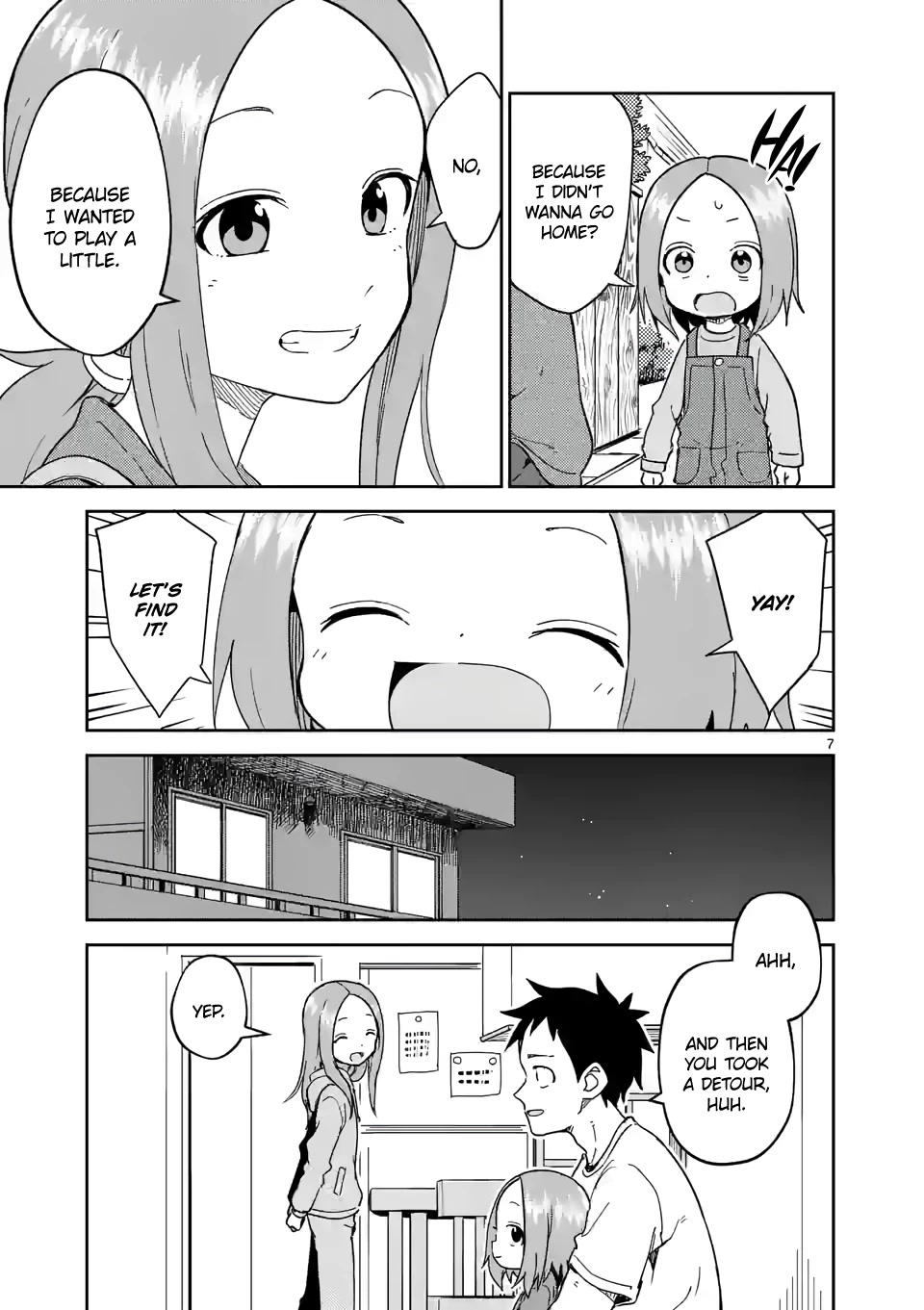 Karakai Jouzu no (Moto) Takagi-san Chapter 249 page 7 - Chapter 249