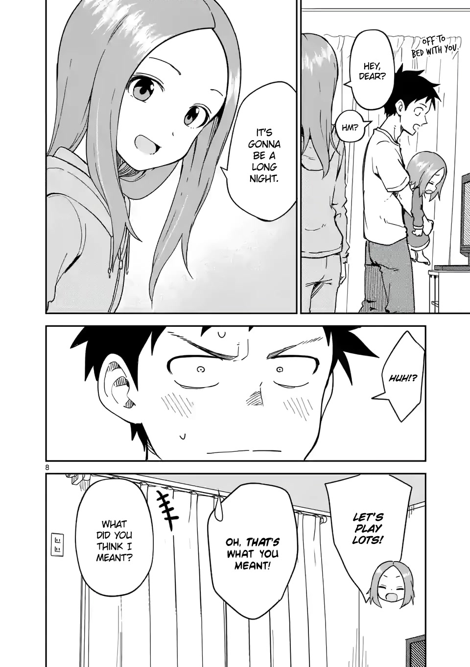 Karakai Jouzu no (Moto) Takagi-san Chapter 249 page 8 - Chapter 249