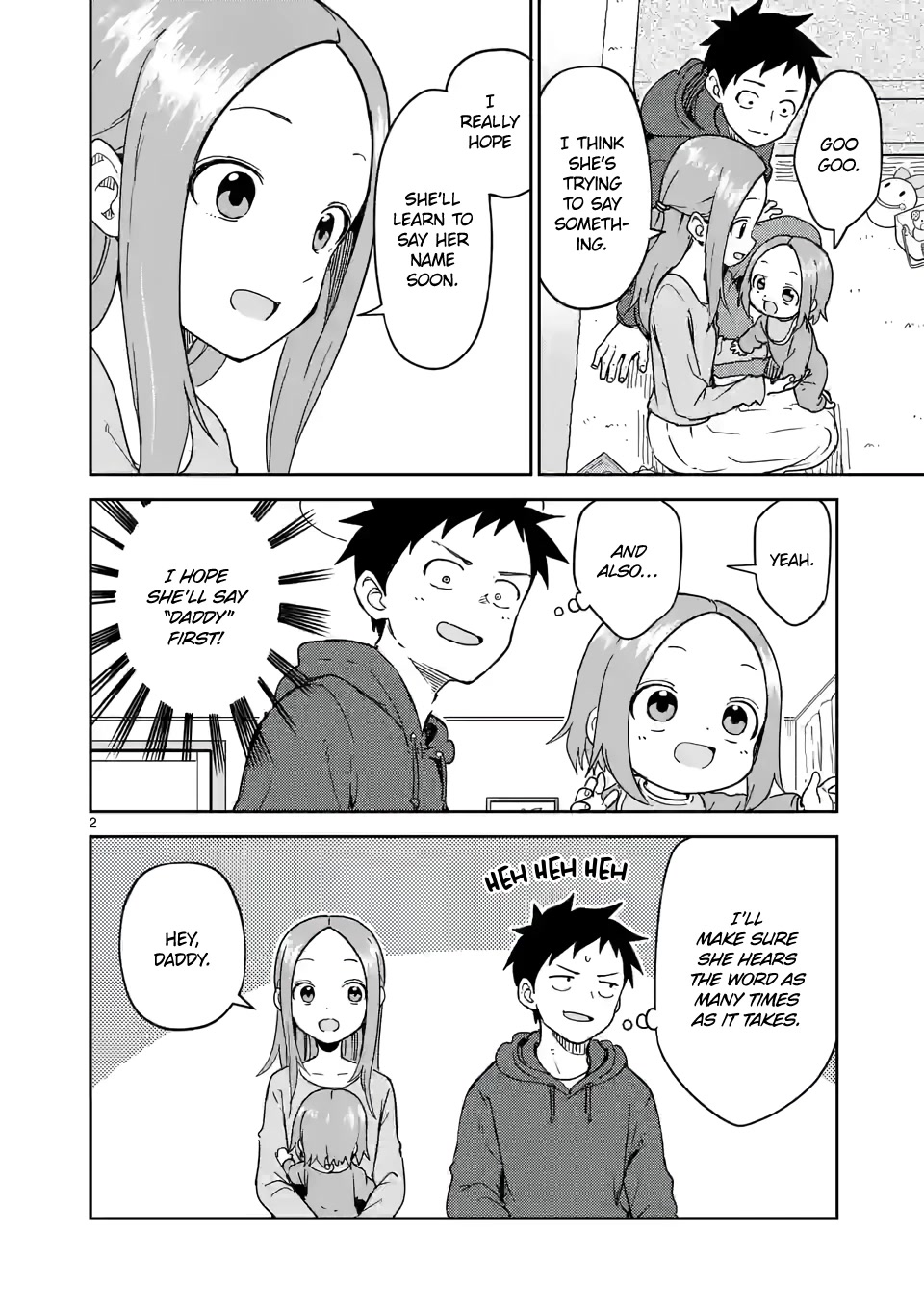 Karakai Jouzu no (Moto) Takagi-san Chapter 250 page 2 - Chapter 250