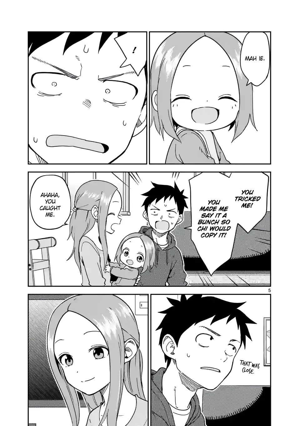 Karakai Jouzu no (Moto) Takagi-san Chapter 250 page 5 - Chapter 250
