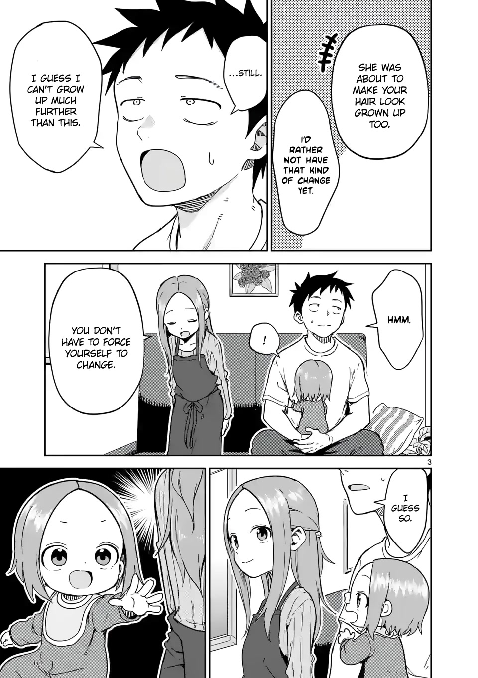 Karakai Jouzu no (Moto) Takagi-san Chapter 251 page 3 - Chapter 251