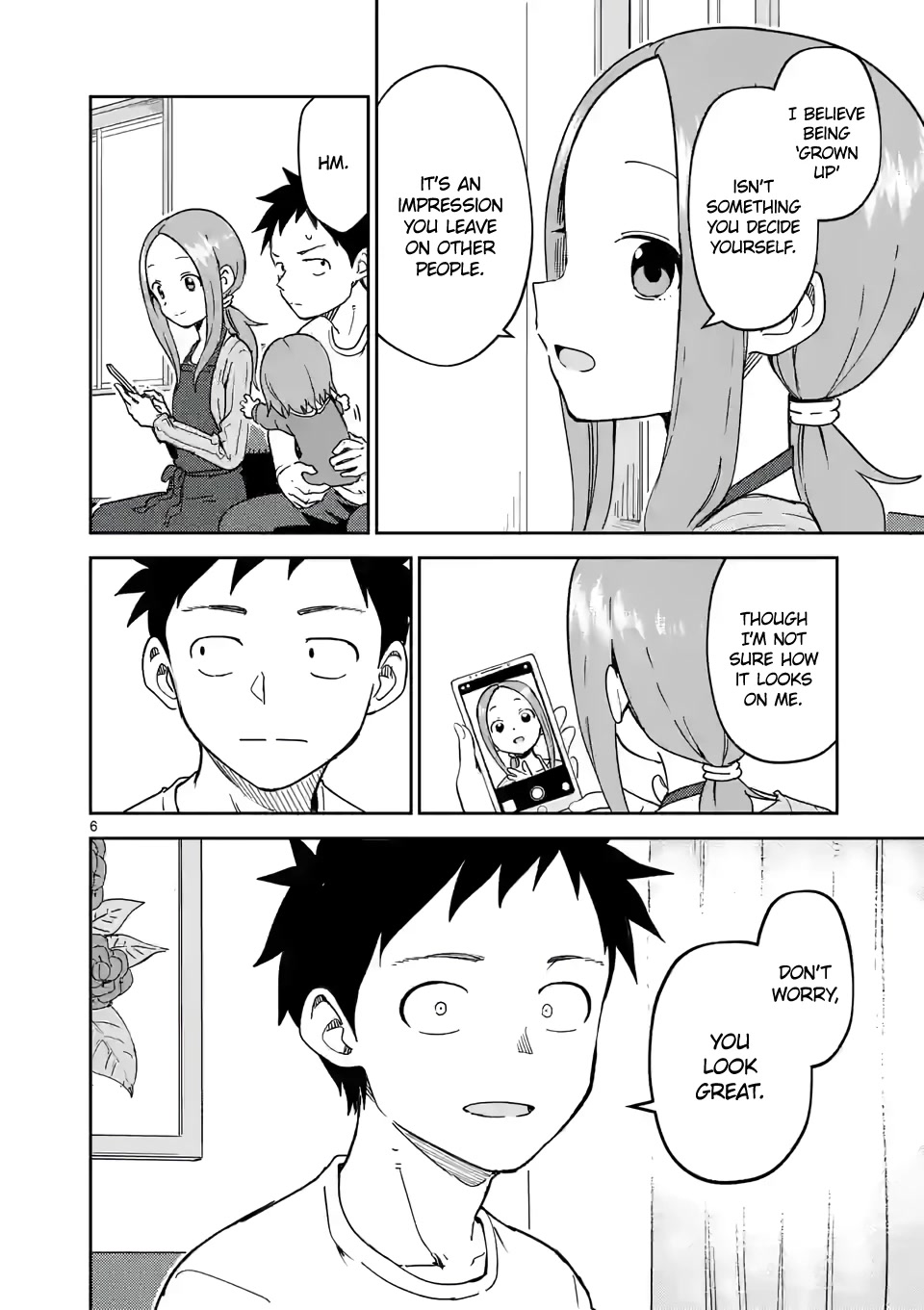 Karakai Jouzu no (Moto) Takagi-san Chapter 251 page 6 - Chapter 251