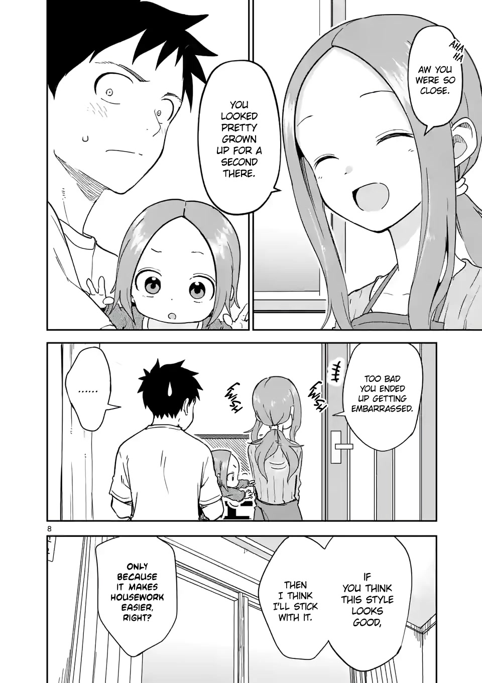 Karakai Jouzu no (Moto) Takagi-san Chapter 251 page 8 - Chapter 251