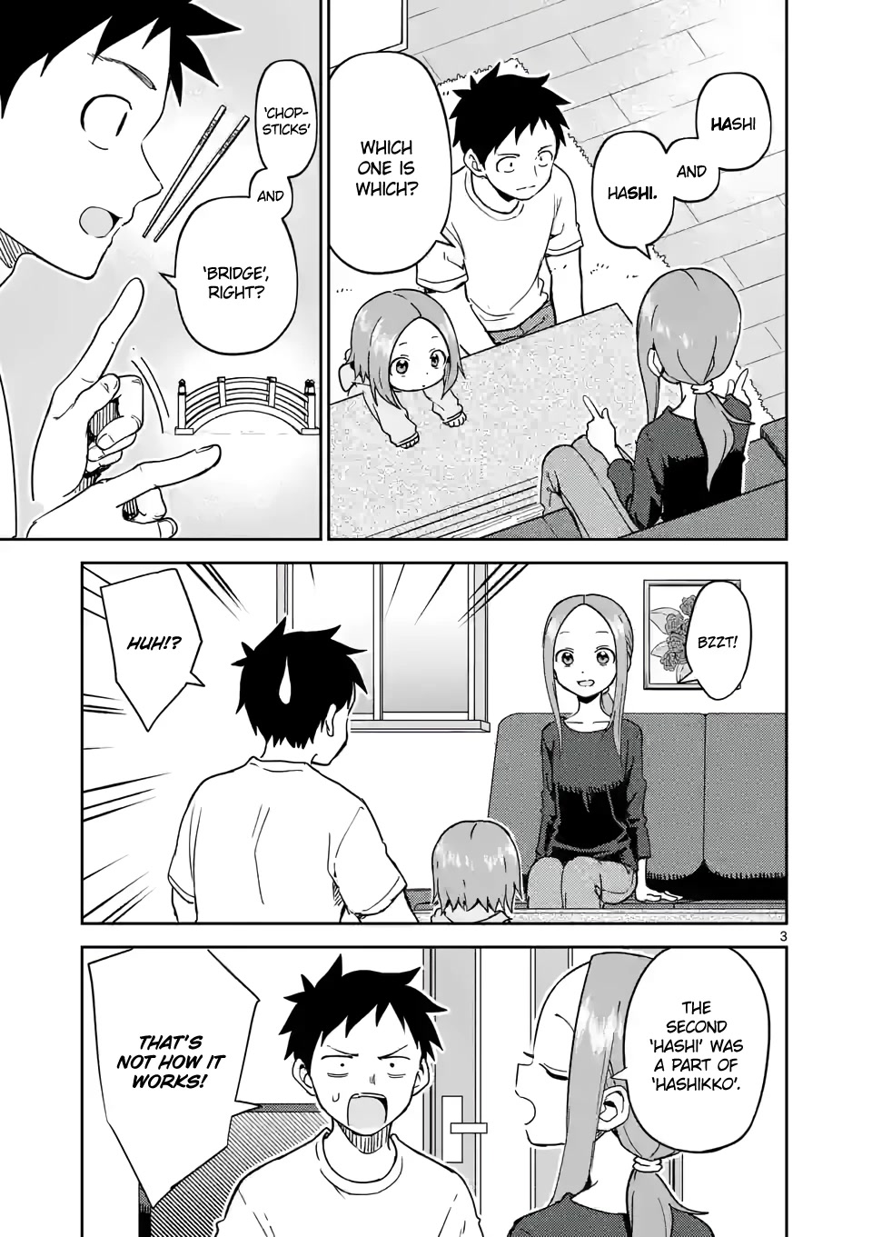 Karakai Jouzu no (Moto) Takagi-san Chapter 252 page 3 - Chapter 252