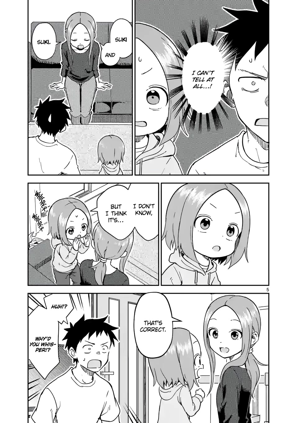 Karakai Jouzu no (Moto) Takagi-san Chapter 252 page 5 - Chapter 252