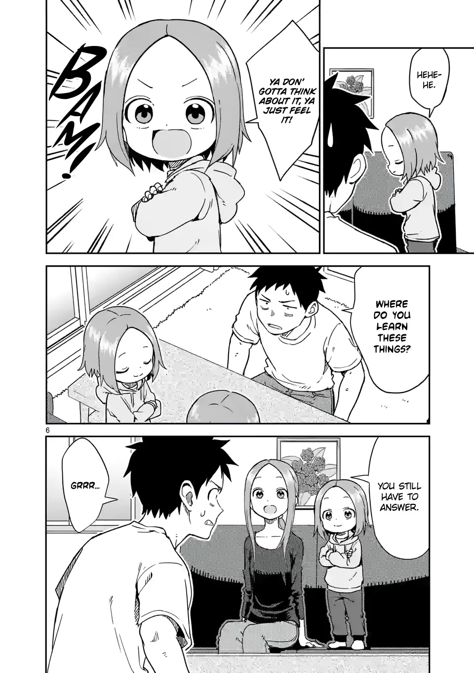 Karakai Jouzu no (Moto) Takagi-san Chapter 252 page 6 - Chapter 252
