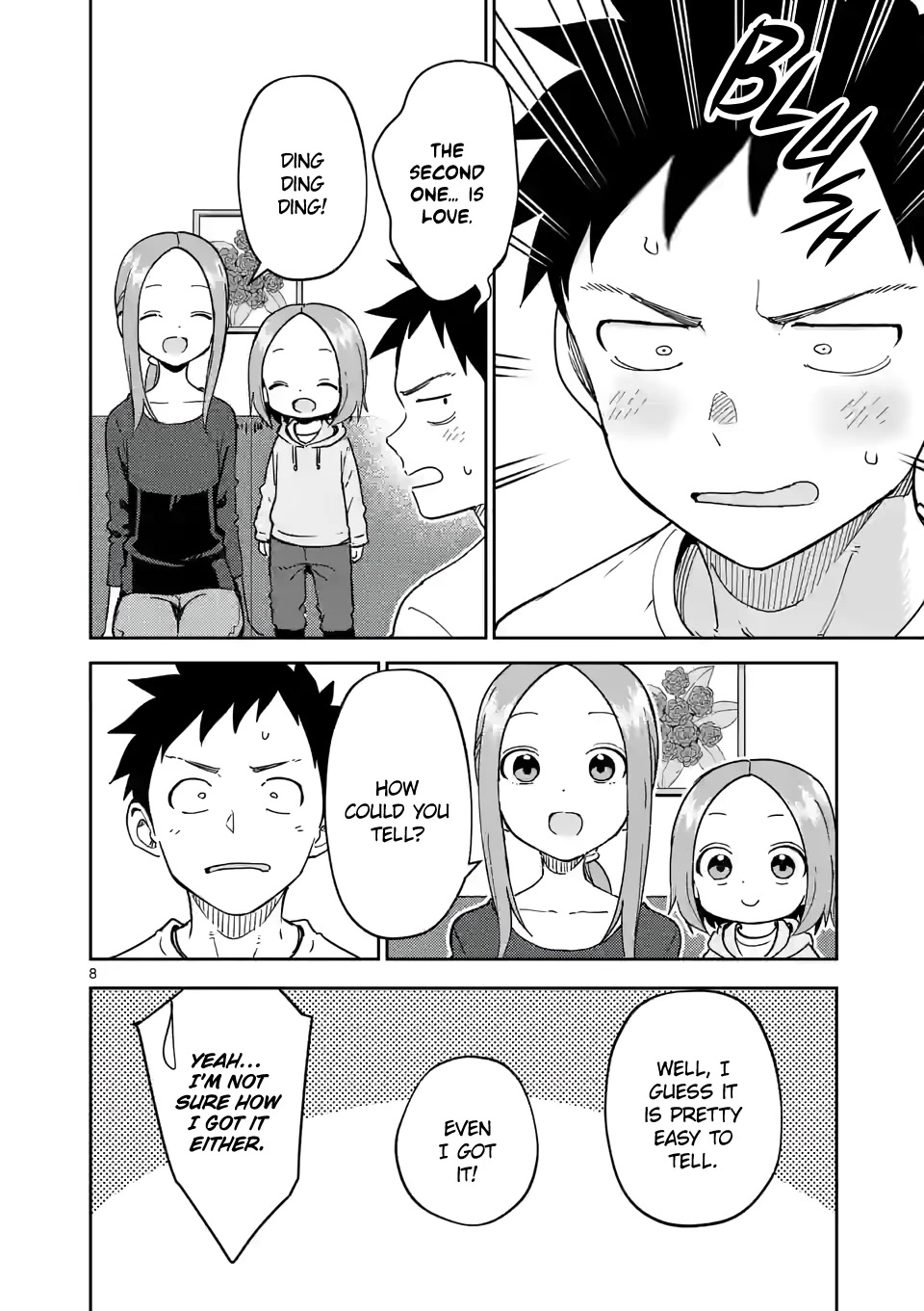 Karakai Jouzu no (Moto) Takagi-san Chapter 252 page 8 - Chapter 252