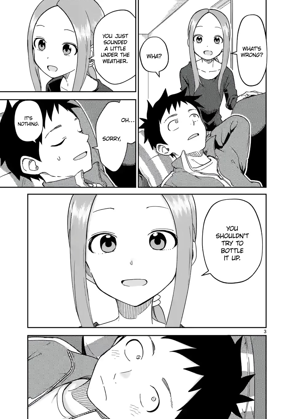 Karakai Jouzu no (Moto) Takagi-san Chapter 254 page 3 - Chapter 254