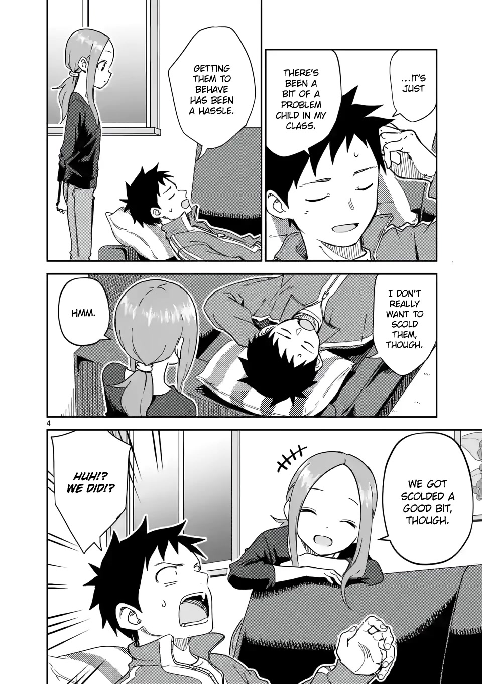 Karakai Jouzu no (Moto) Takagi-san Chapter 254 page 4 - Chapter 254