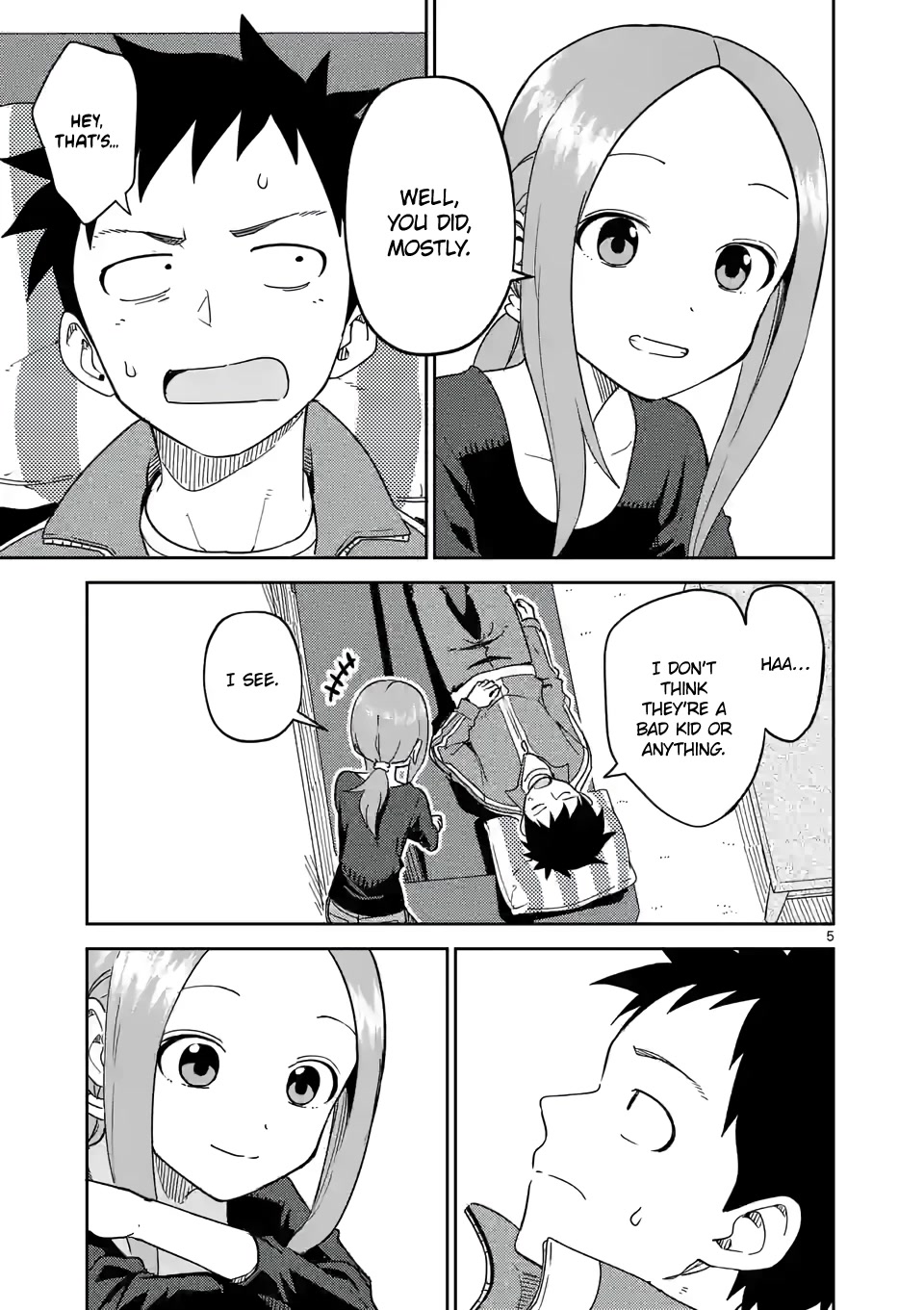 Karakai Jouzu no (Moto) Takagi-san Chapter 254 page 5 - Chapter 254