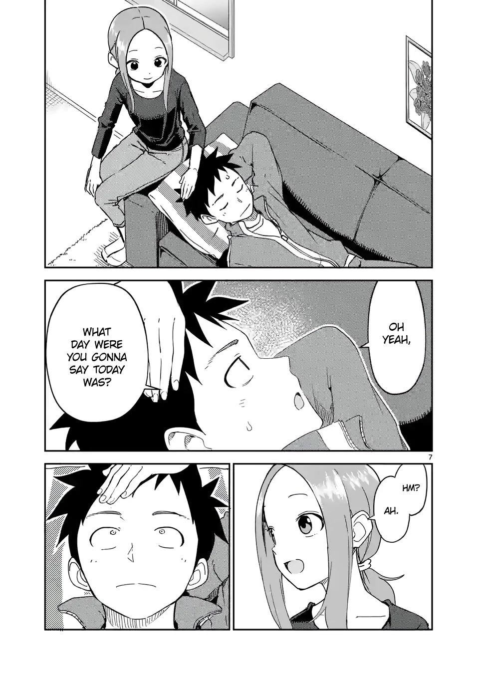 Karakai Jouzu no (Moto) Takagi-san Chapter 254 page 7 - Chapter 254