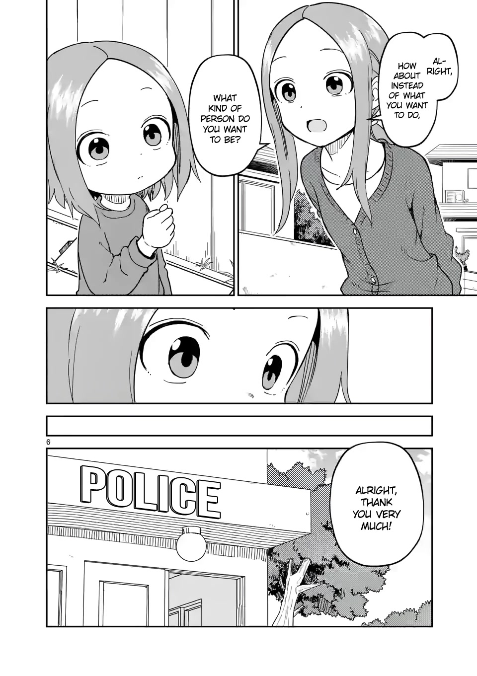 Karakai Jouzu no (Moto) Takagi-san Chapter 255 page 6 - Chapter 255