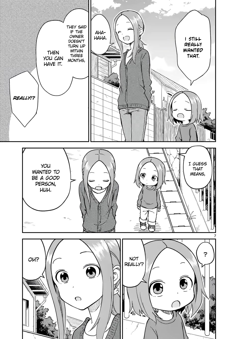Karakai Jouzu no (Moto) Takagi-san Chapter 255 page 7 - Chapter 255
