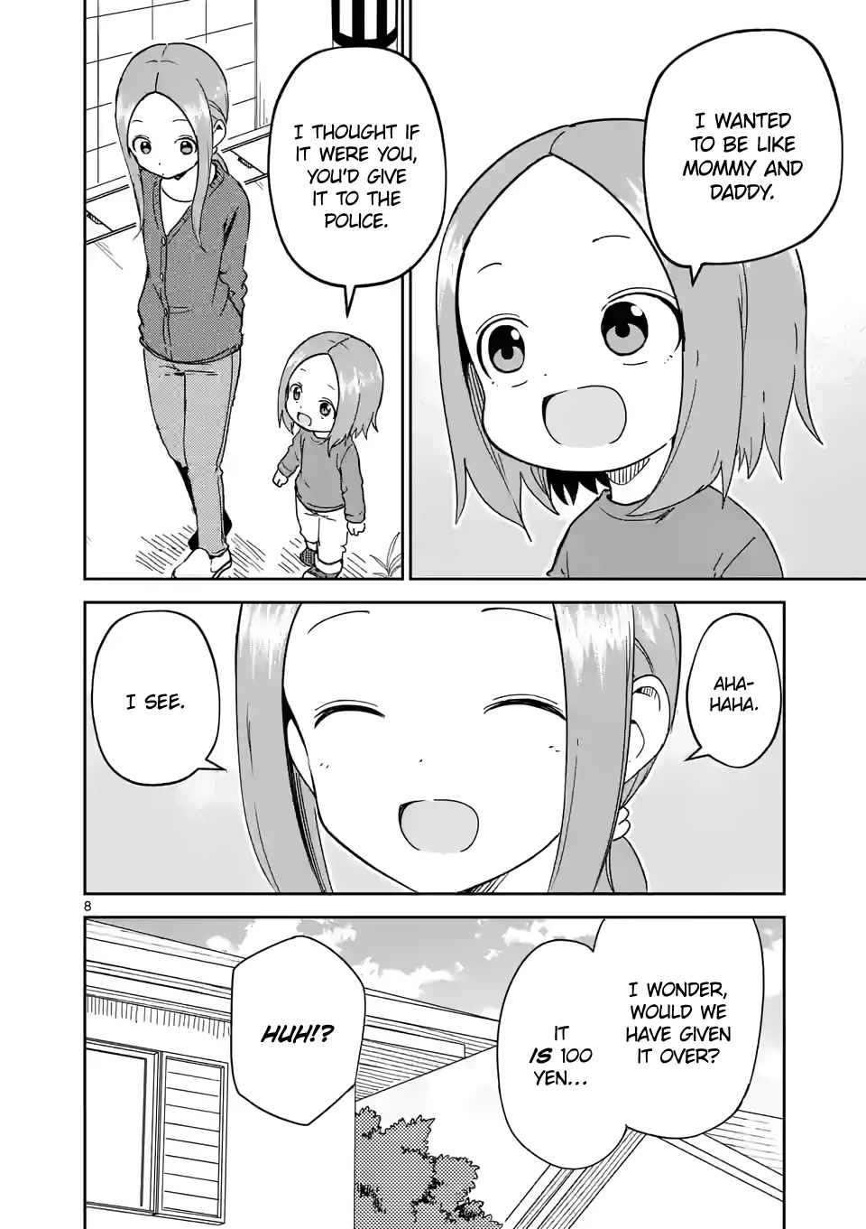 Karakai Jouzu no (Moto) Takagi-san Chapter 255 page 8 - Chapter 255