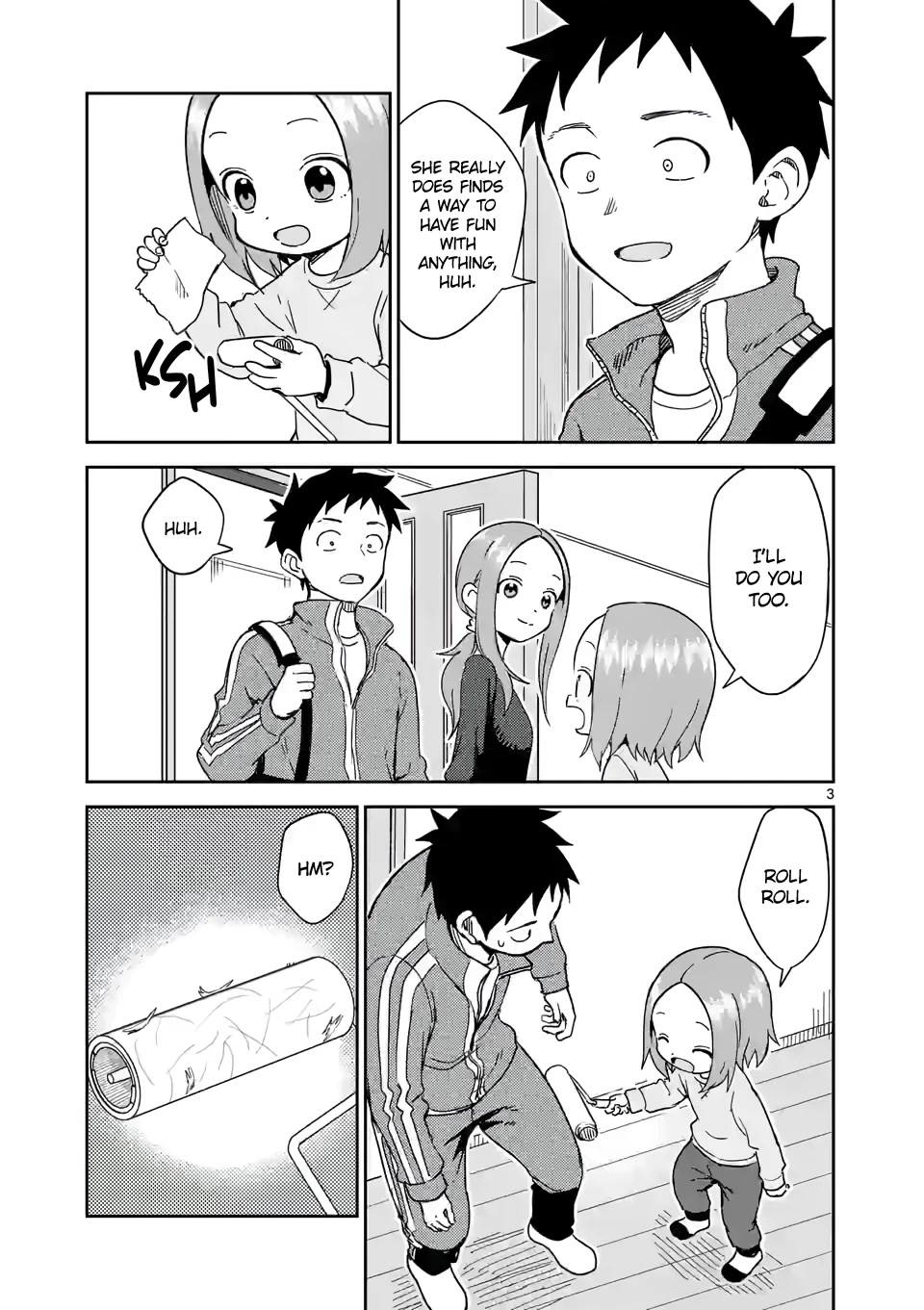 Karakai Jouzu no (Moto) Takagi-san Chapter 256 page 3 - Chapter 256