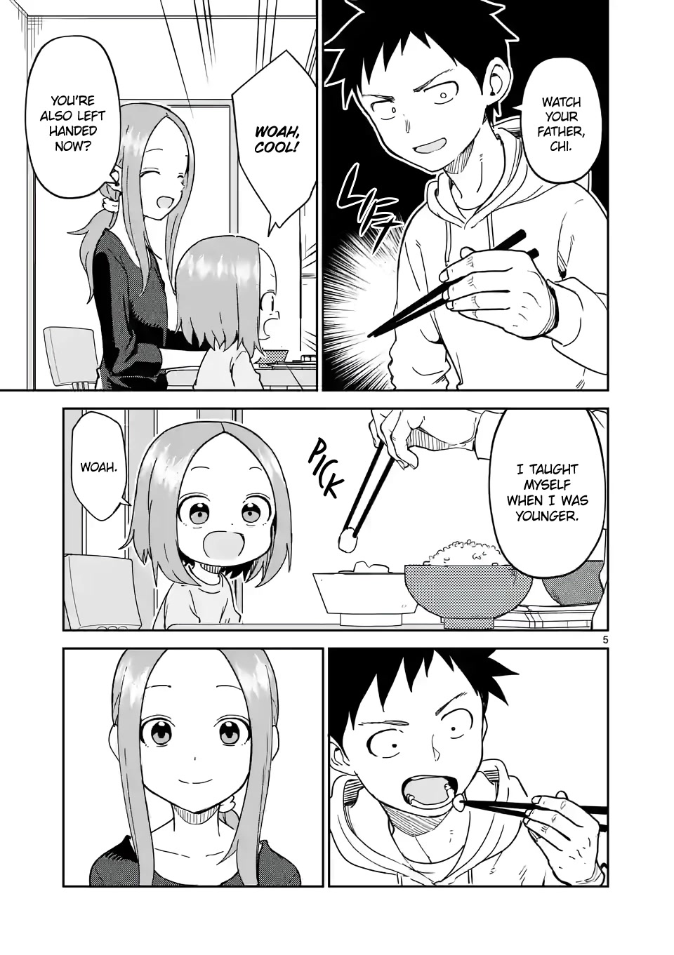 Karakai Jouzu no (Moto) Takagi-san Chapter 258 page 5 - Chapter 258