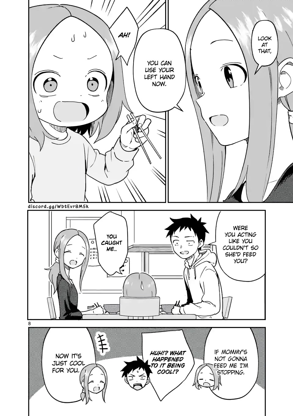 Karakai Jouzu no (Moto) Takagi-san Chapter 258 page 8 - Chapter 258