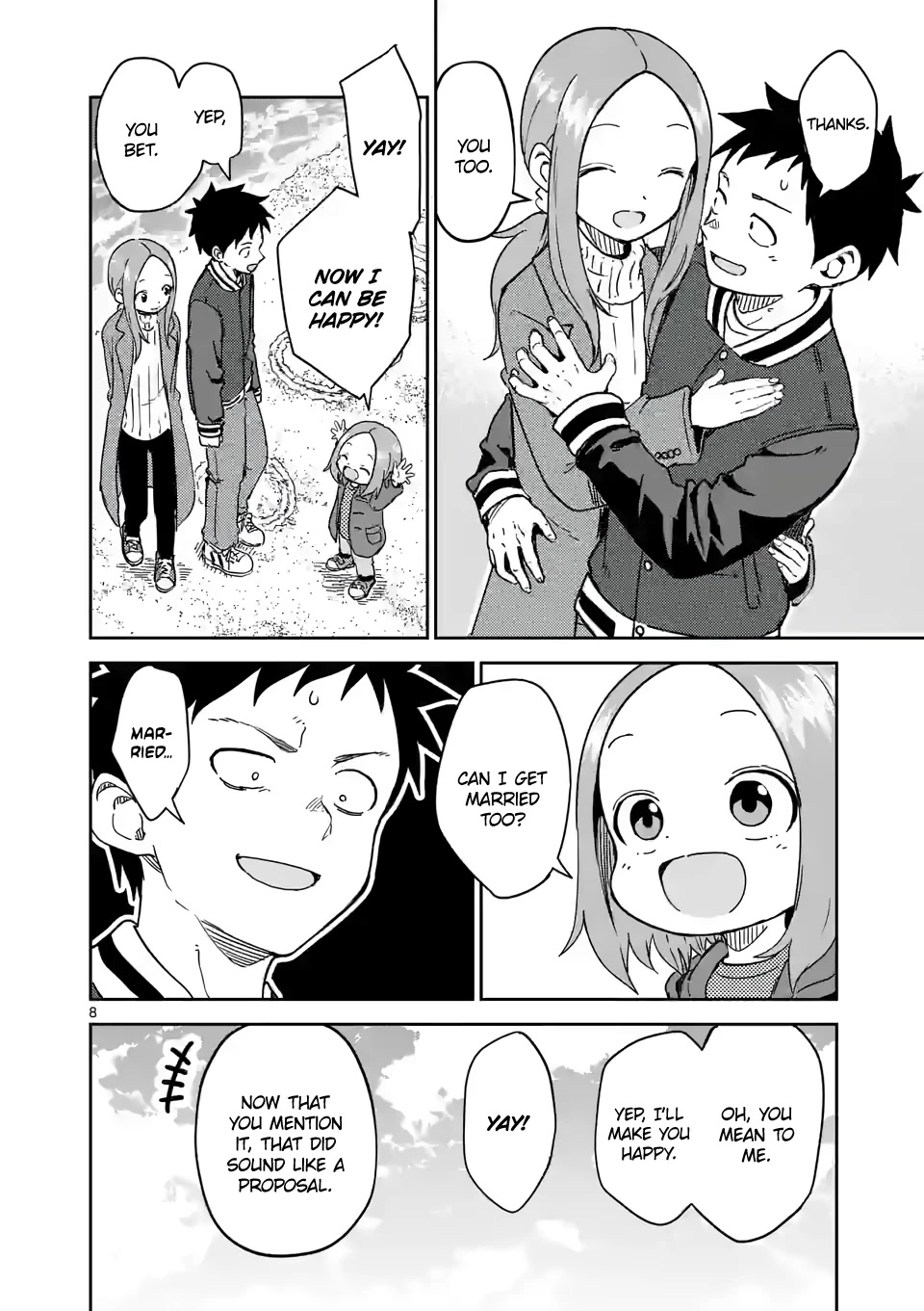 Karakai Jouzu no (Moto) Takagi-san Chapter 259 page 8 - Chapter 259