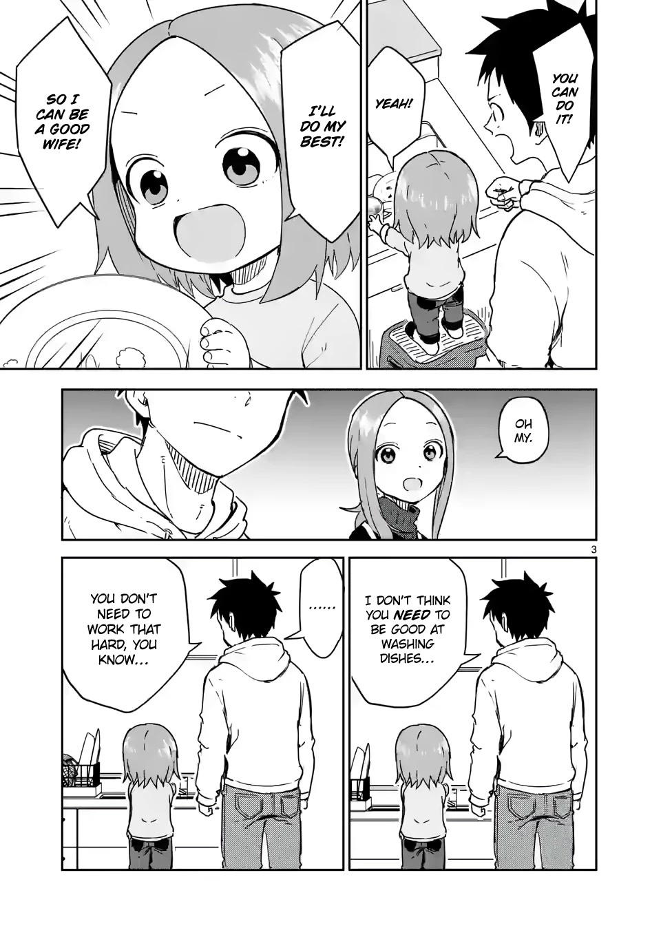 Karakai Jouzu no (Moto) Takagi-san Chapter 260 page 3 - Chapter 260