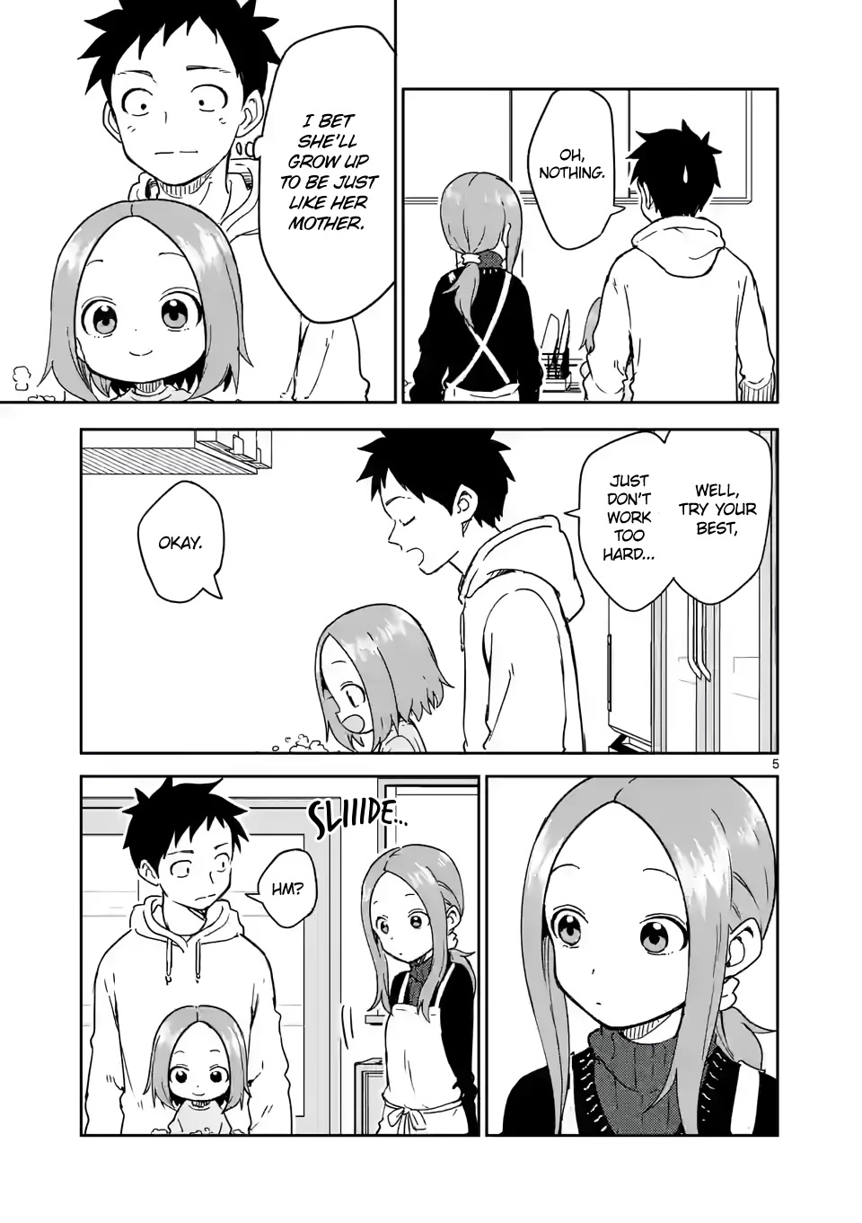 Karakai Jouzu no (Moto) Takagi-san Chapter 260 page 5 - Chapter 260