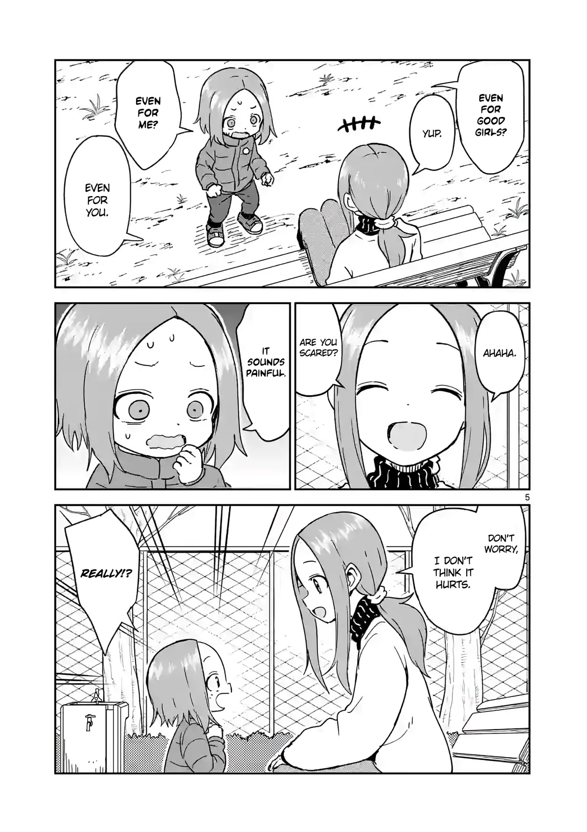 Karakai Jouzu no (Moto) Takagi-san Chapter 261 page 5 - Chapter 261