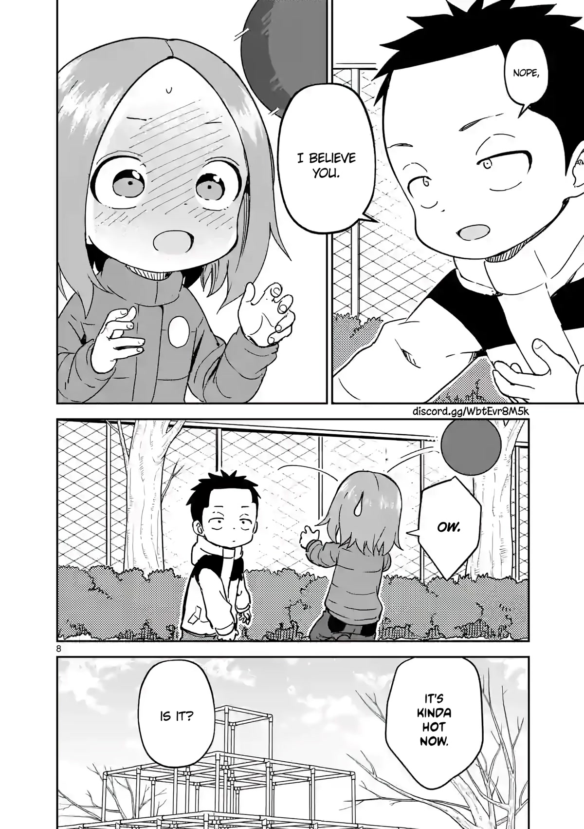 Karakai Jouzu no (Moto) Takagi-san Chapter 261 page 8 - Chapter 261