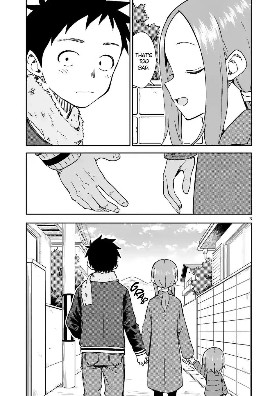 Karakai Jouzu no (Moto) Takagi-san Chapter 263 page 3 - Chapter 263