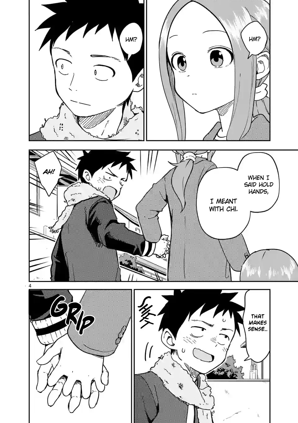 Karakai Jouzu no (Moto) Takagi-san Chapter 263 page 4 - Chapter 263