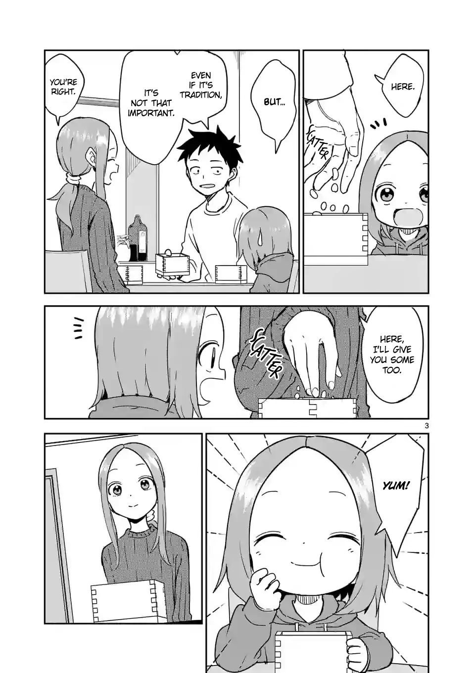 Karakai Jouzu no (Moto) Takagi-san Chapter 264 page 3 - Chapter 264