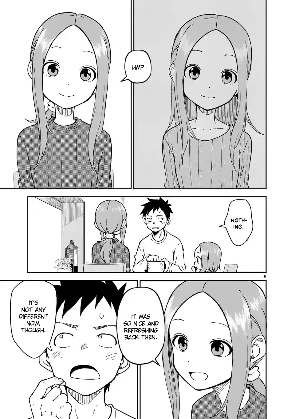Karakai Jouzu no (Moto) Takagi-san Chapter 264 page 5 - Chapter 264