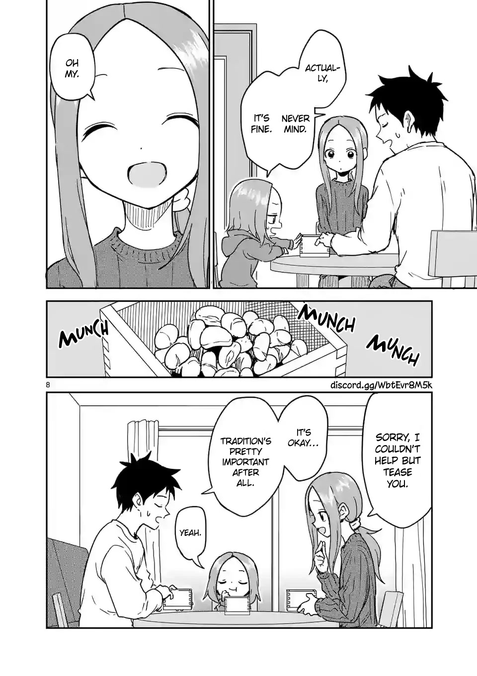 Karakai Jouzu no (Moto) Takagi-san Chapter 264 page 8 - Chapter 264