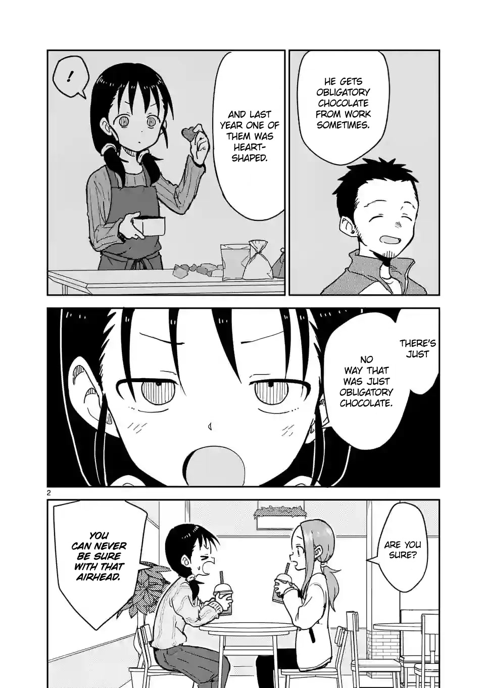 Karakai Jouzu no (Moto) Takagi-san Chapter 265 page 2 - Chapter 265