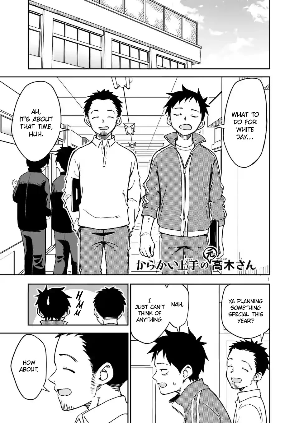 Karakai Jouzu no (Moto) Takagi-san Chapter 267 page 1 - Chapter 267