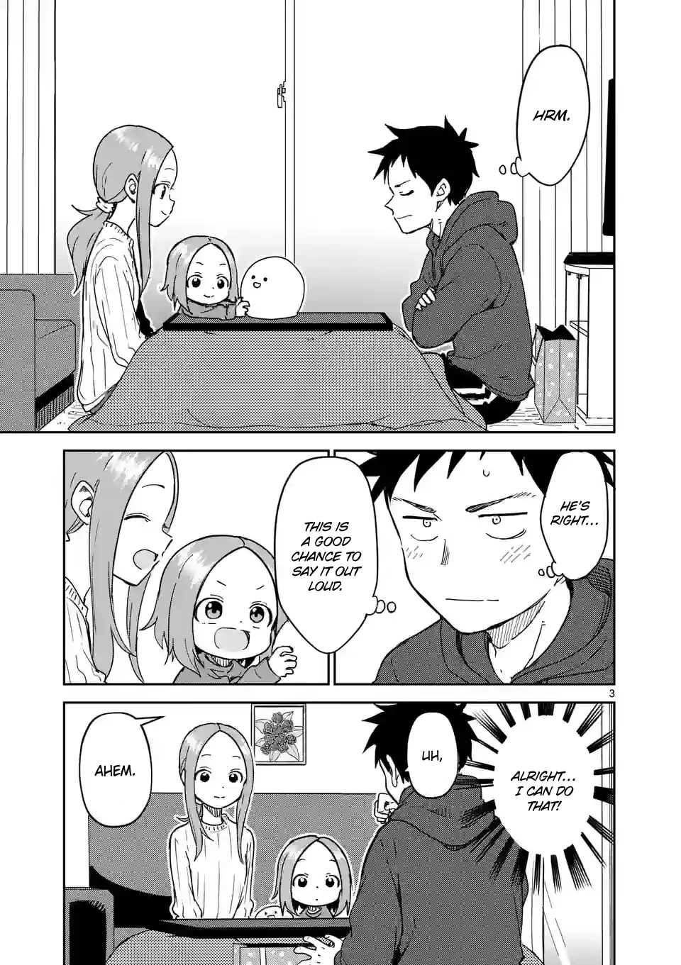 Karakai Jouzu no (Moto) Takagi-san Chapter 267 page 3 - Chapter 267