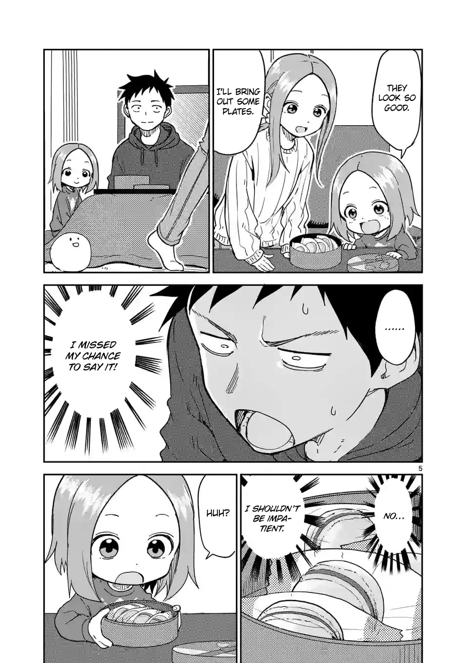 Karakai Jouzu no (Moto) Takagi-san Chapter 267 page 5 - Chapter 267