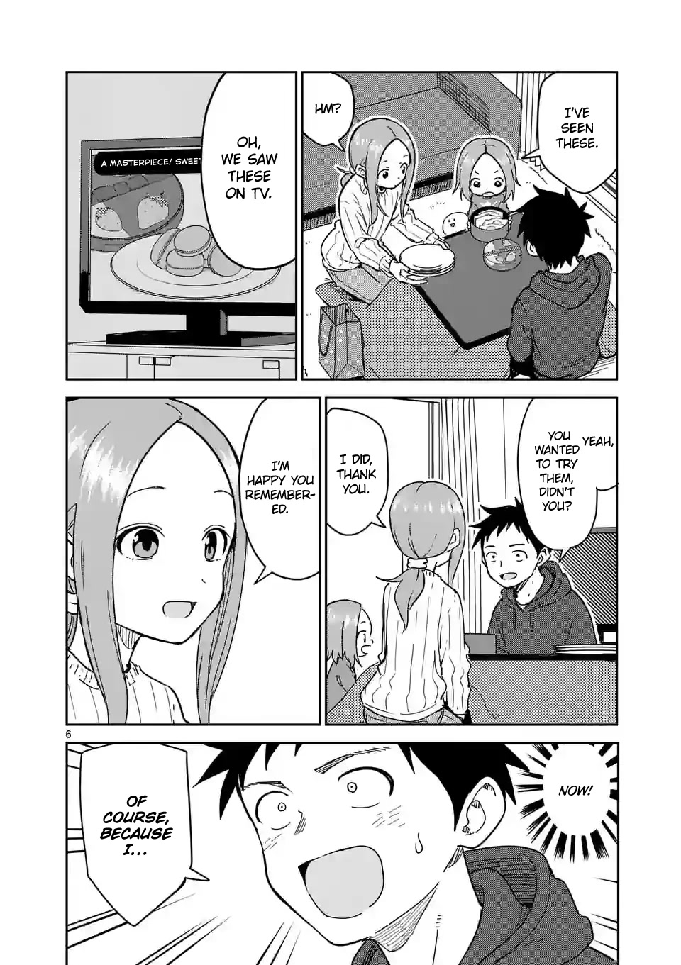 Karakai Jouzu no (Moto) Takagi-san Chapter 267 page 6 - Chapter 267