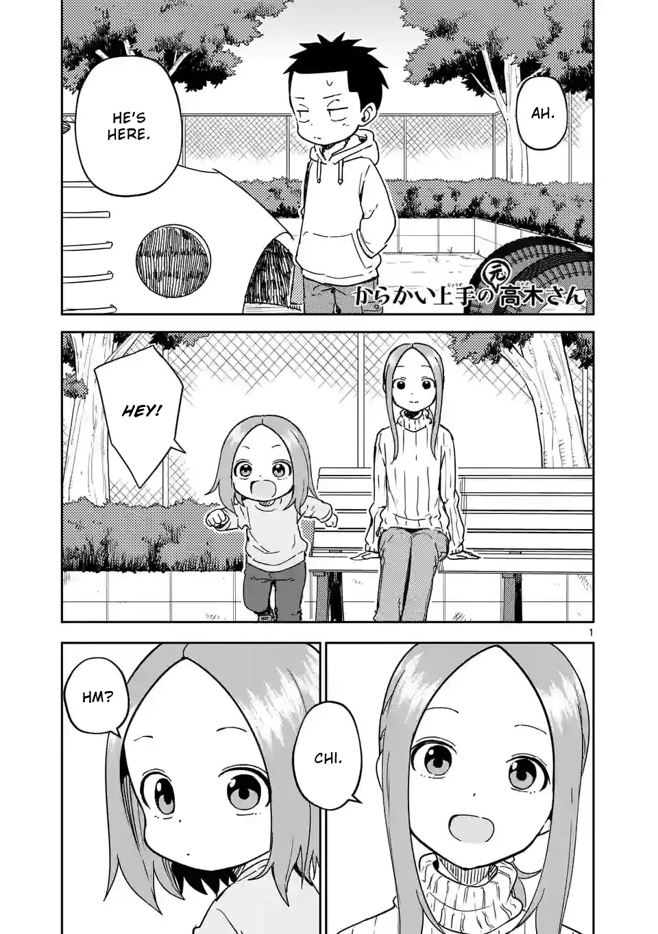 Karakai Jouzu no (Moto) Takagi-san Chapter 268 page 1 - Chapter 268