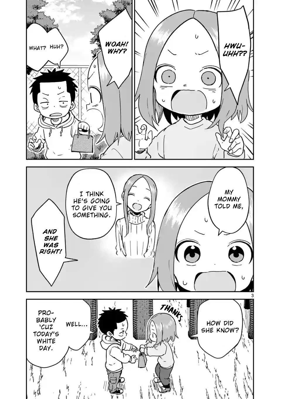 Karakai Jouzu no (Moto) Takagi-san Chapter 268 page 3 - Chapter 268
