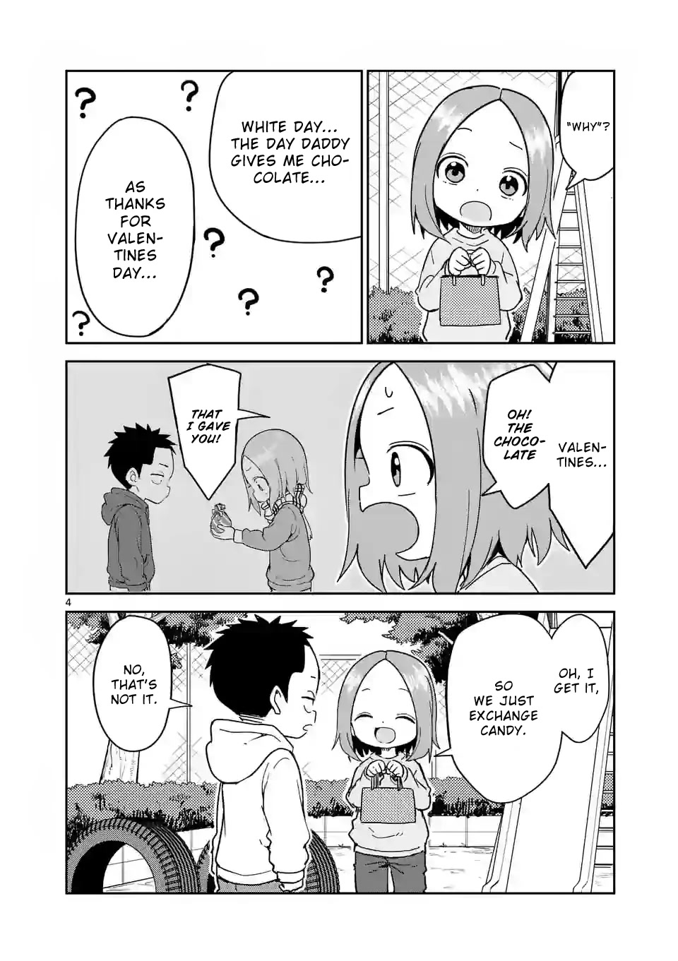 Karakai Jouzu no (Moto) Takagi-san Chapter 268 page 4 - Chapter 268