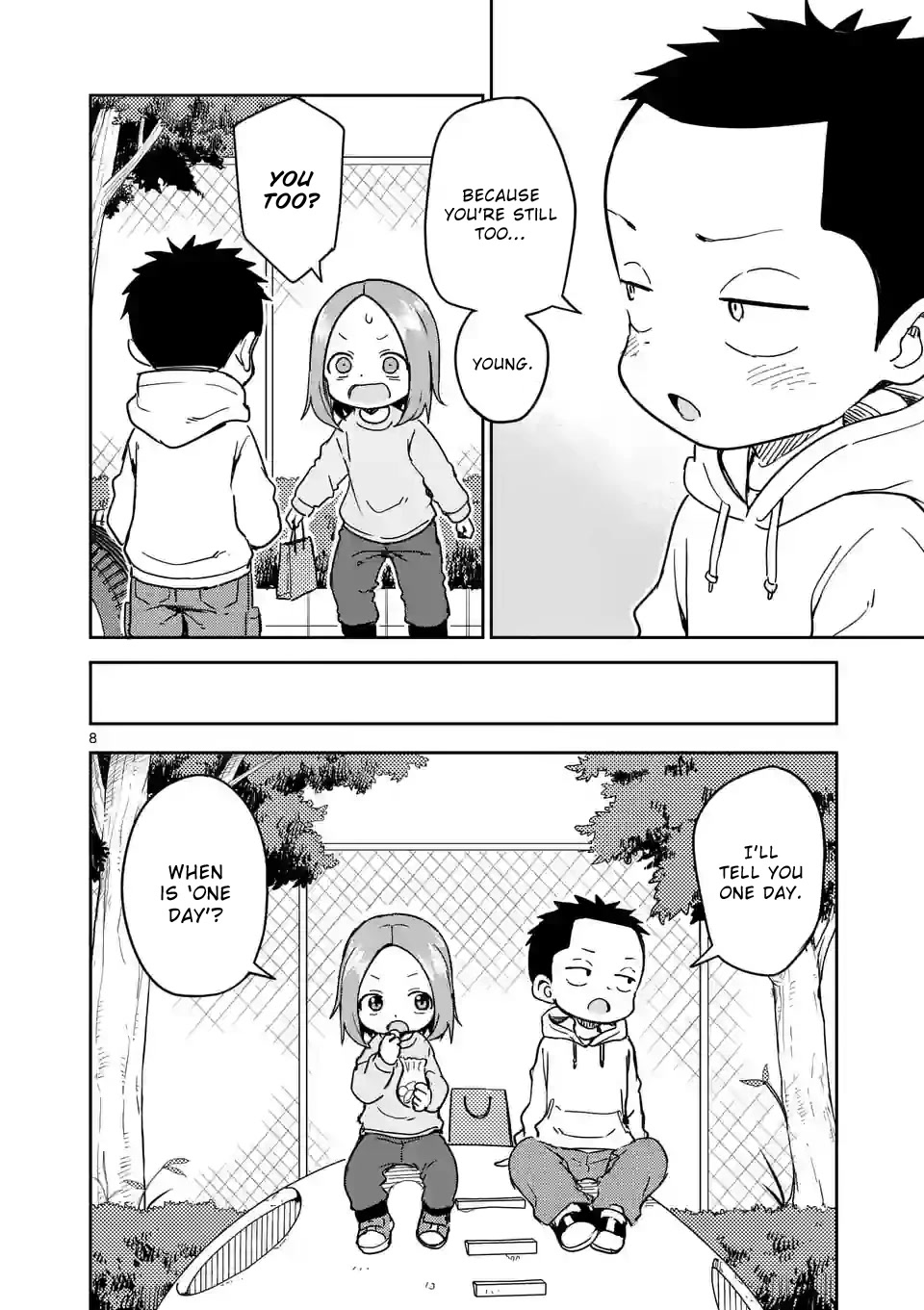 Karakai Jouzu no (Moto) Takagi-san Chapter 268 page 8 - Chapter 268
