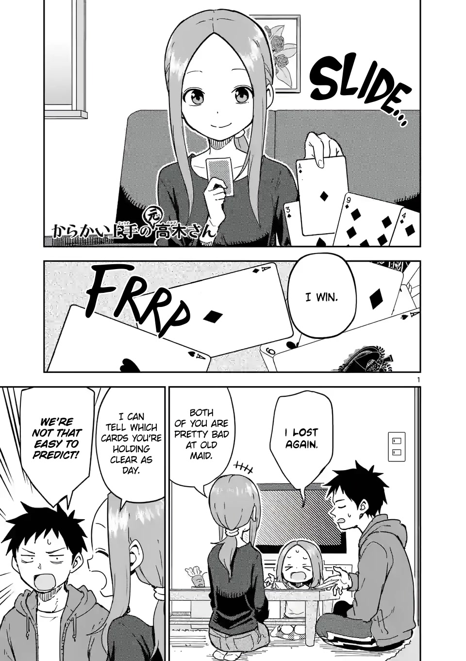 Karakai Jouzu no (Moto) Takagi-san Chapter 269 page 1 - Chapter 269
