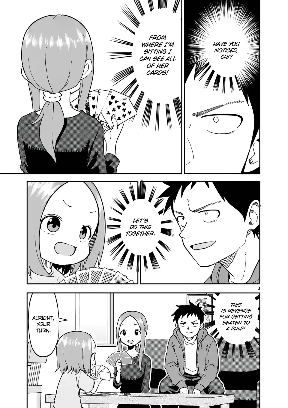 Karakai Jouzu no (Moto) Takagi-san Chapter 269 page 3 - Chapter 269